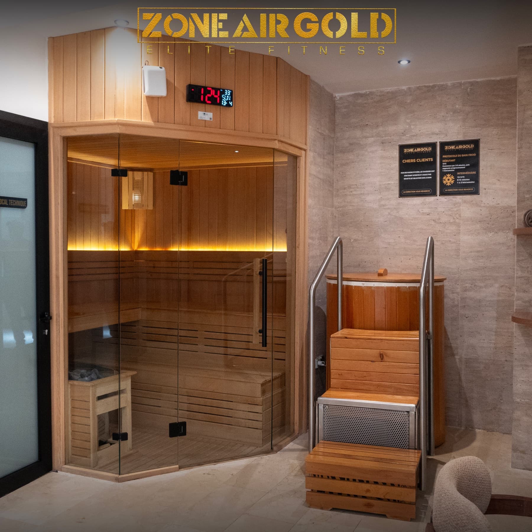Sauna Zone Air Gold