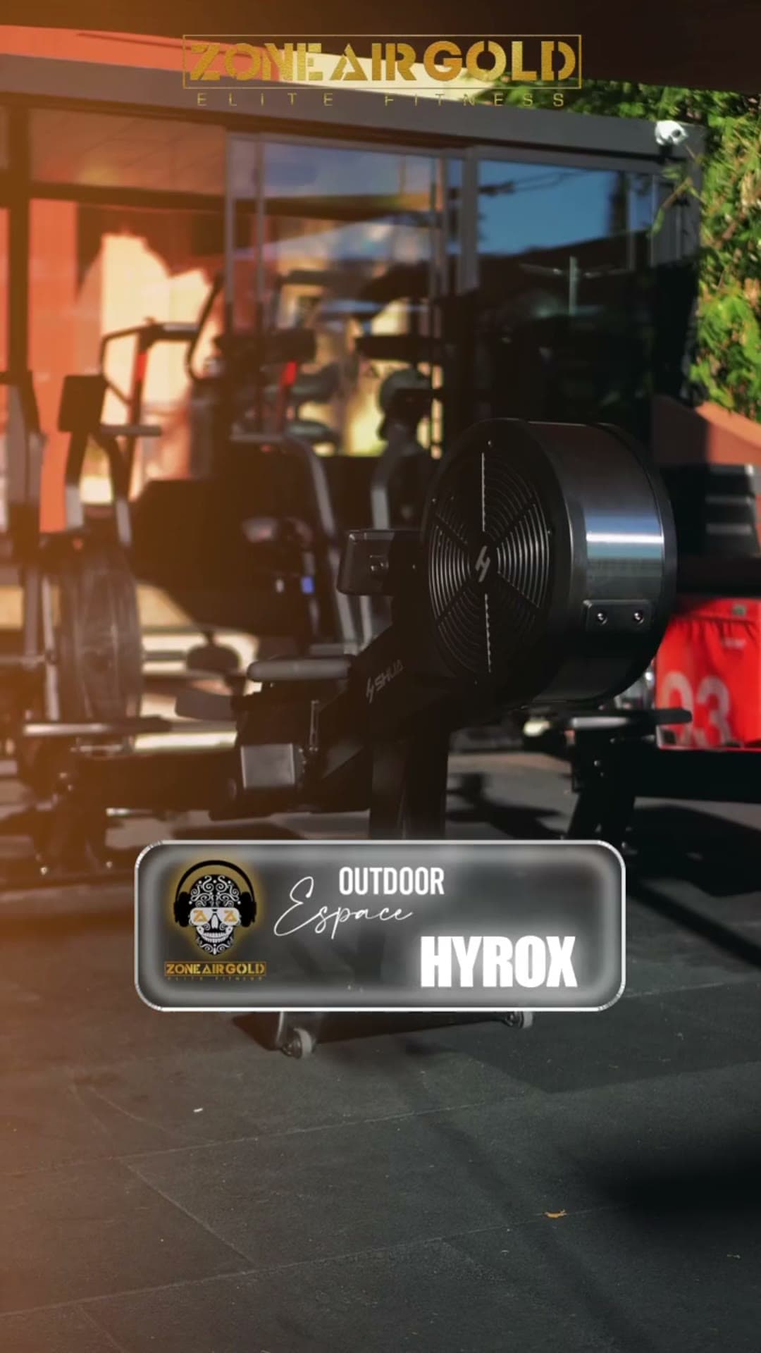 Espace Hyrox outdoor Zone Air Gold