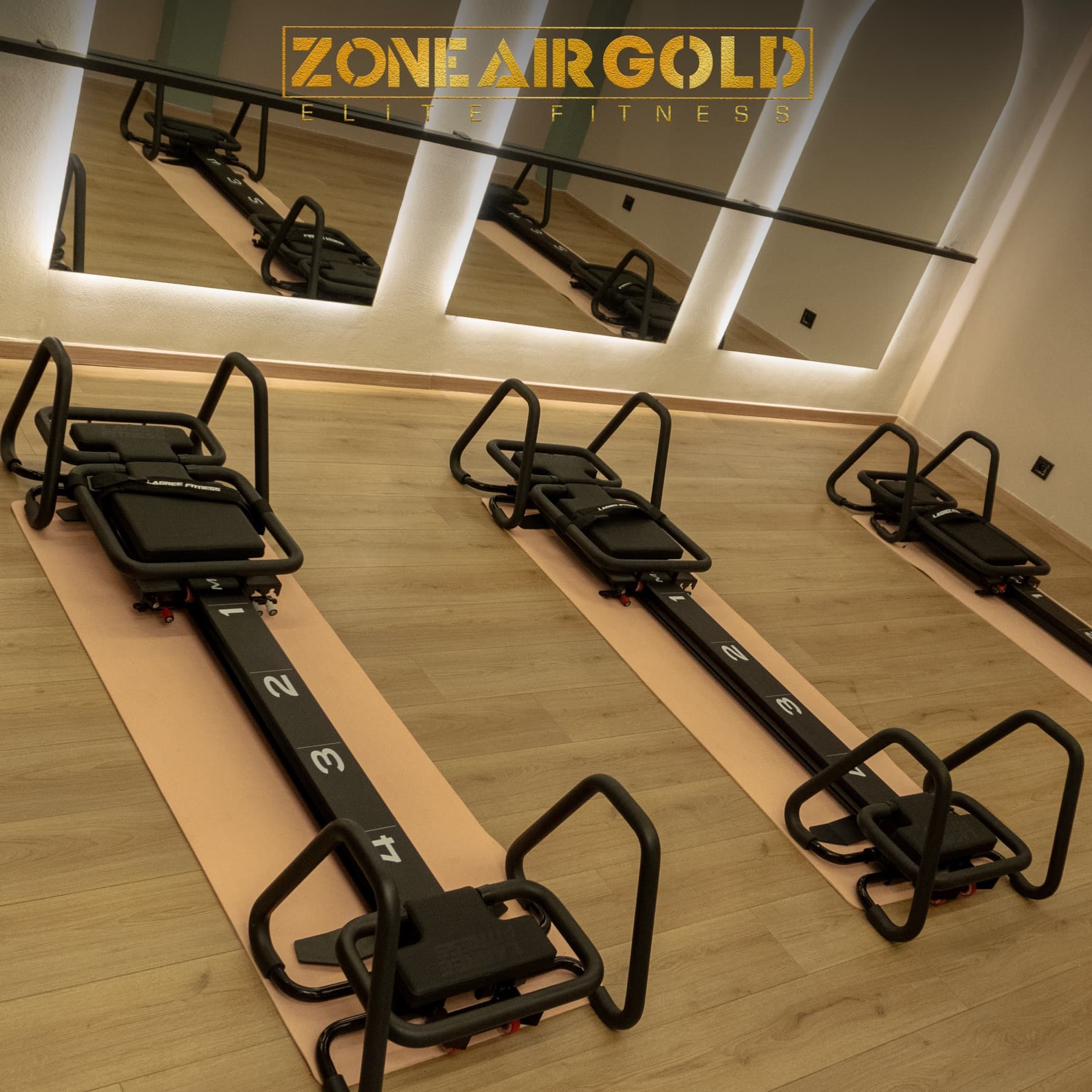 Rangée de machines Lagree Zone Air Gold