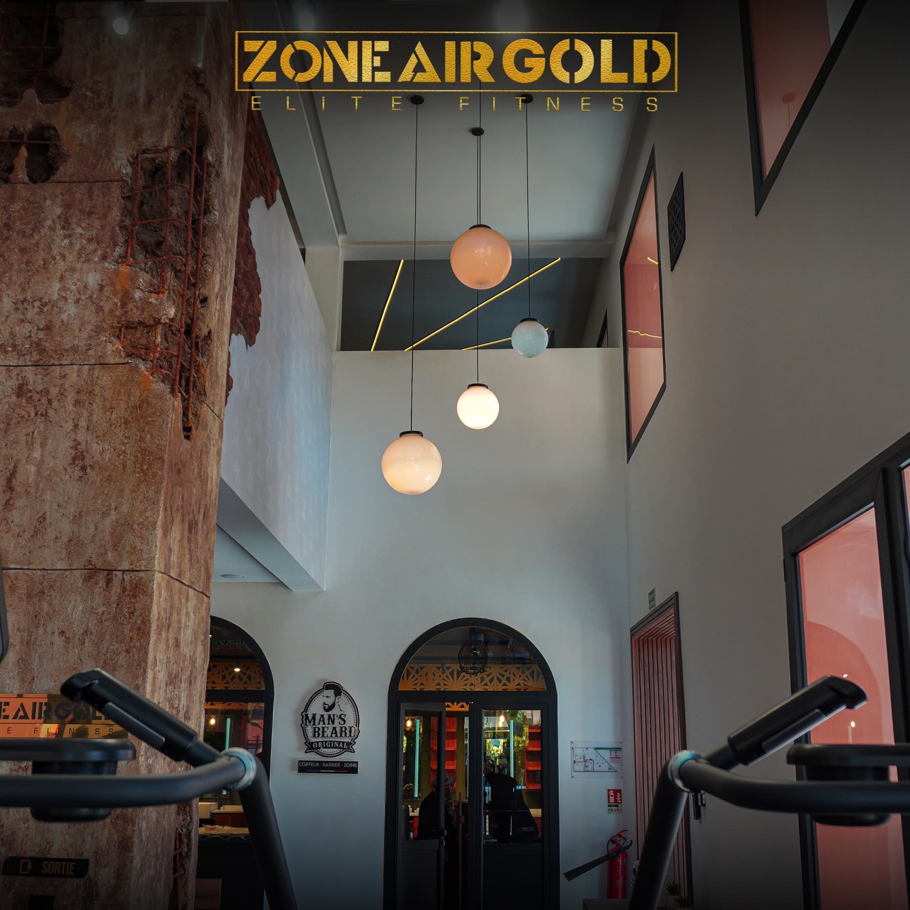 Lobby et arches Zone Air Gold