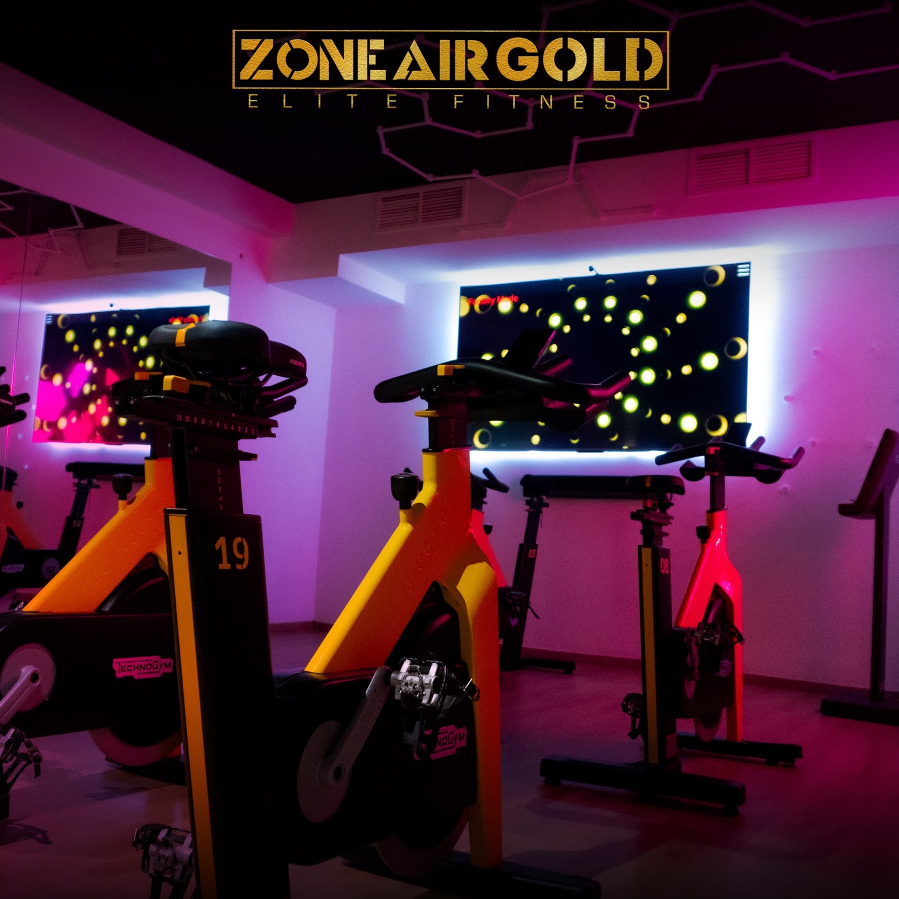 Studio spinning néon Zone Air Gold